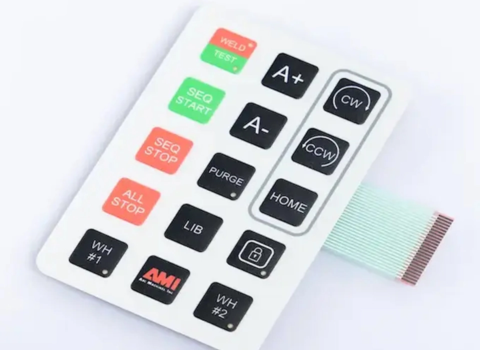 Konventionel gummi tastatur behandling